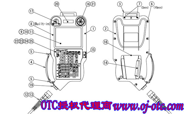 OTC機器人示教器FD19TP-DSJNC OTC機器人示教器FD19TP-DSJNC