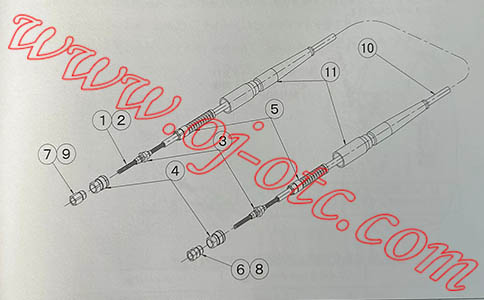 L10598B00 送絲管分解圖 (部件標(biāo)識(shí))
